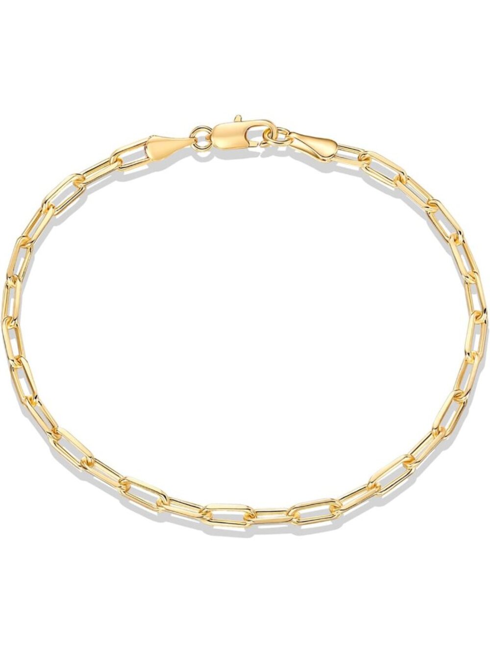 14K Gold Plated Adjustable Chain Bracelet for Women - Perfect Stackable Jewelry